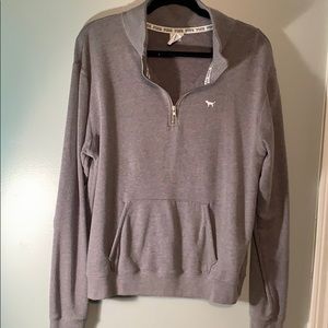 PINK quarter zip hoodie